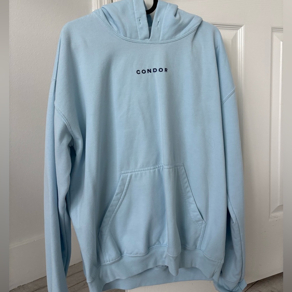 Light Blue Men's Hoodie